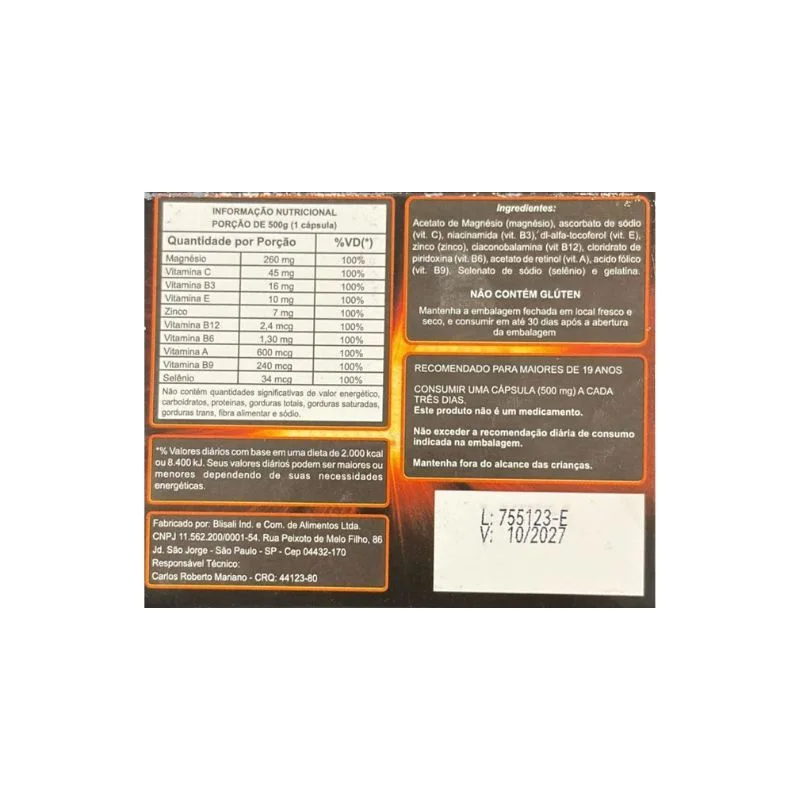 EnergyPower 4 cápsulas Blisali