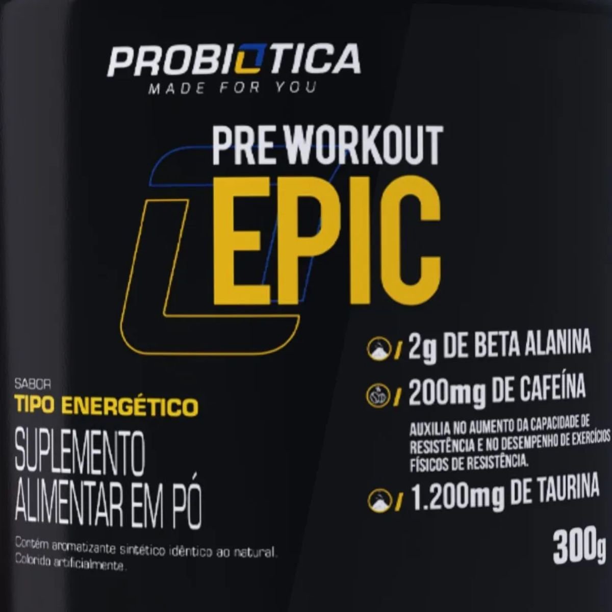 Épic sabor Tipo Energético 300g Probiotica