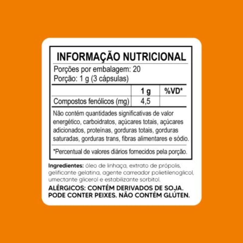 PROPOLIS VERDE EXTRATO 75MG FR X 60 CAPSULAS SOFTGEL