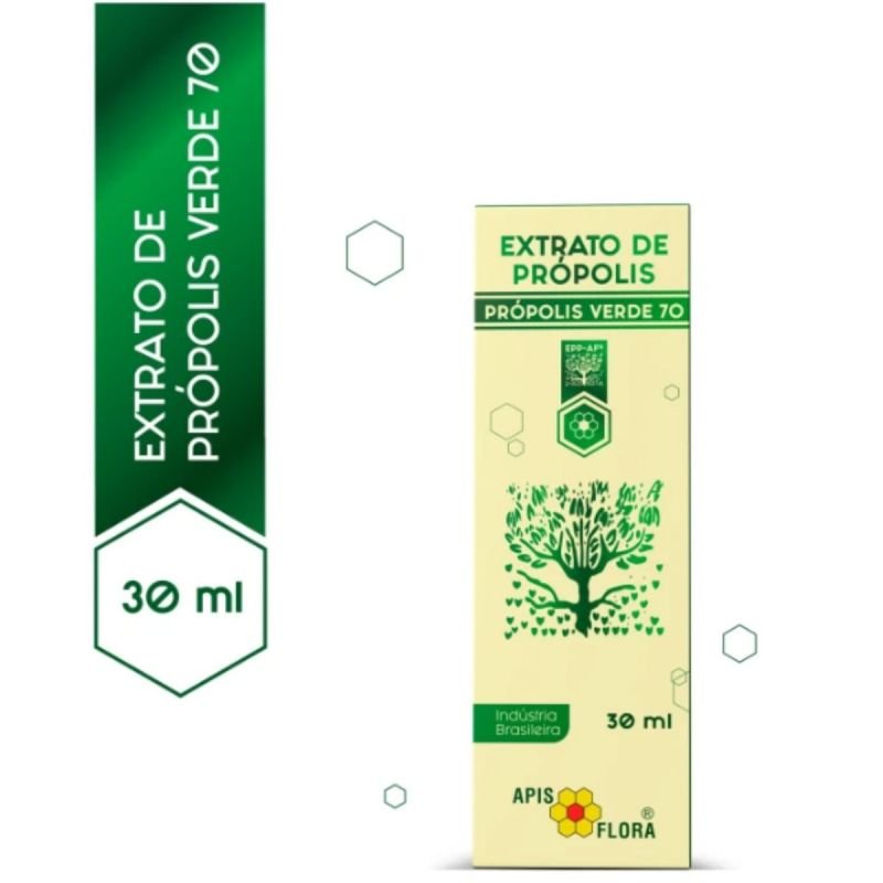 EXTRATO DE PROPOLIS VERDE 70 30ML APISFLORA