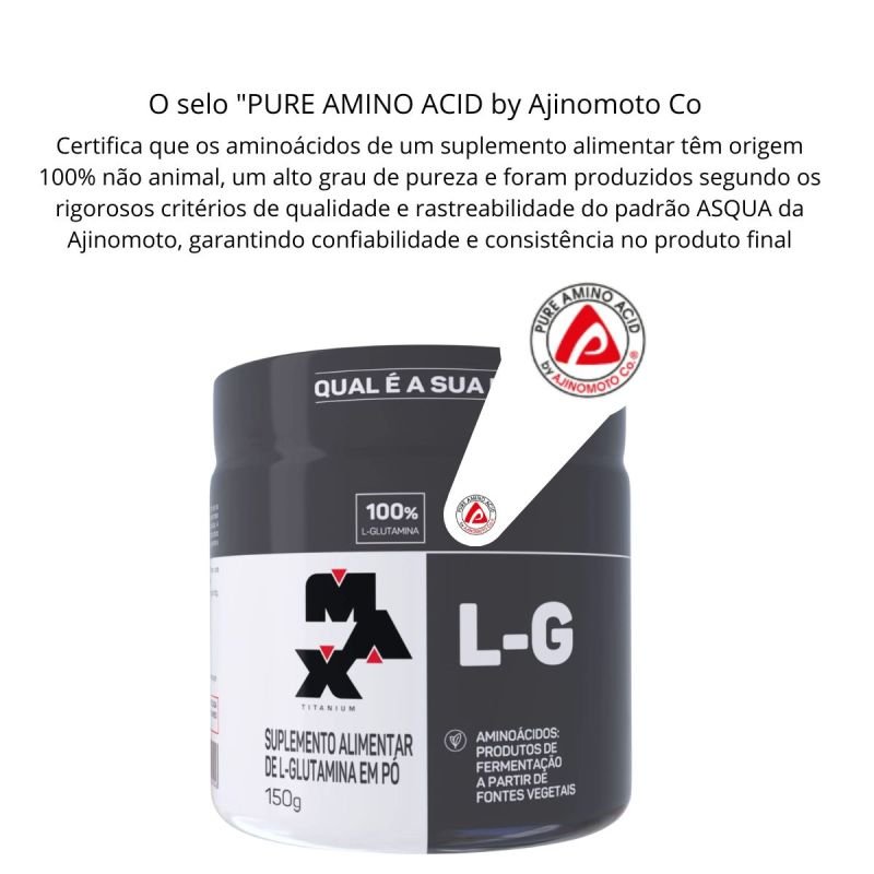Glutamina L-G 150g Max Titanium