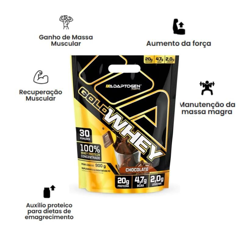 GOLD WHEY ADAPTOGEN CHOCOLATE 900G