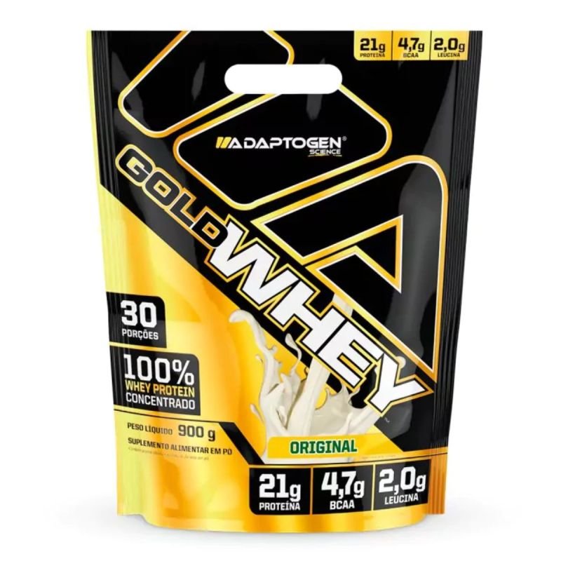 Gold Whey sabor Original 900g Adaptogen 