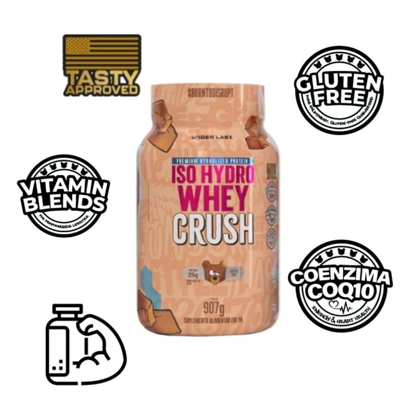 Iso Hydro Whey Crush sabor Dulce de Leche 907g Under Labz