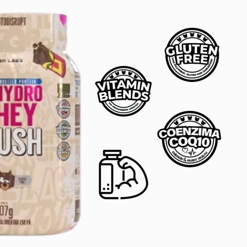 Iso Hydro Whey Crush sabor Chocobear 907g Under Labz
