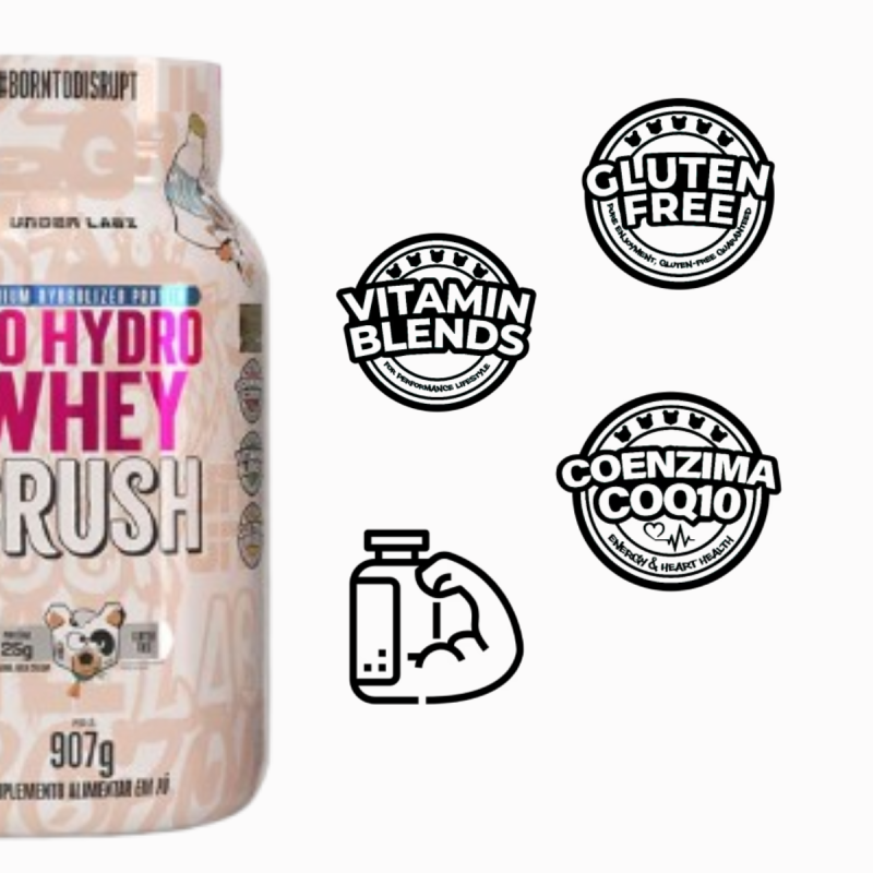 Iso Hydro Whey Crush sabor Milk Cream 907g Under Labz
