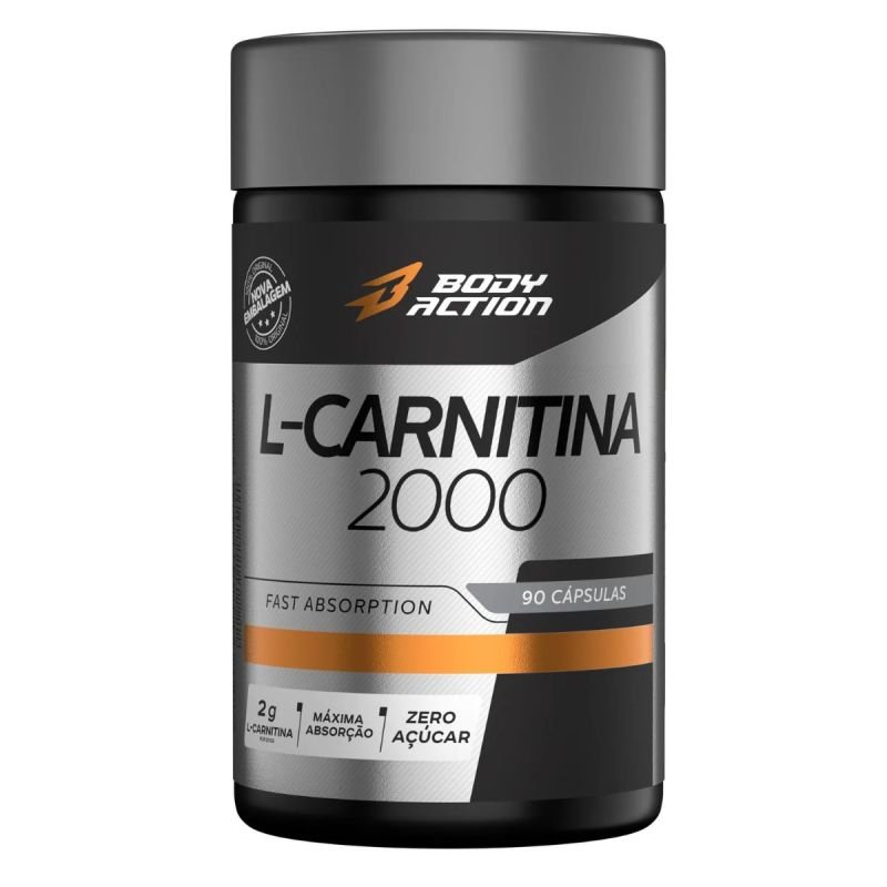 L-CARNITINE 2000MG 90 CAPSULAS BODY ACTION