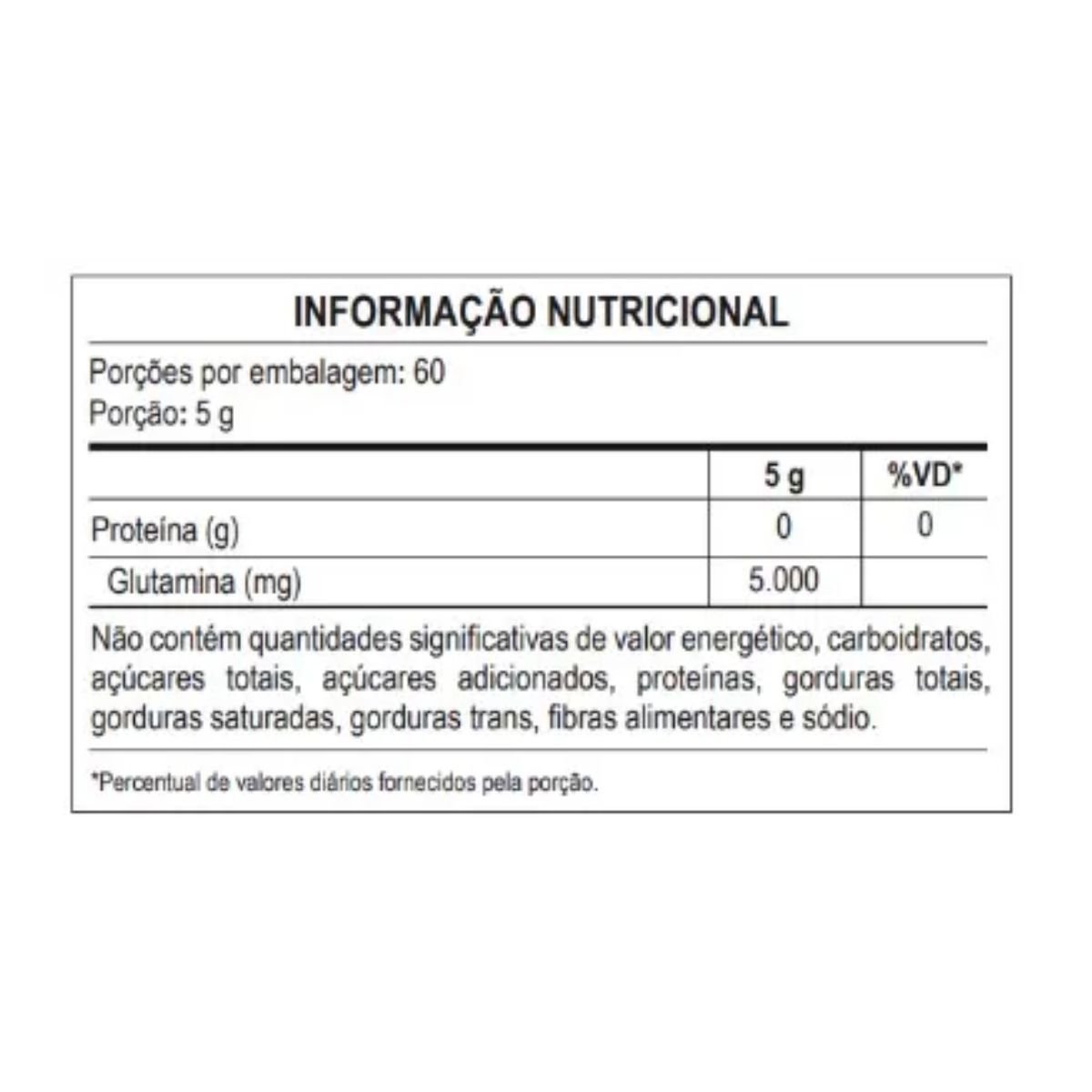 L-GLUTAMINE 300 G - SEM SABOR PROBIOTICA