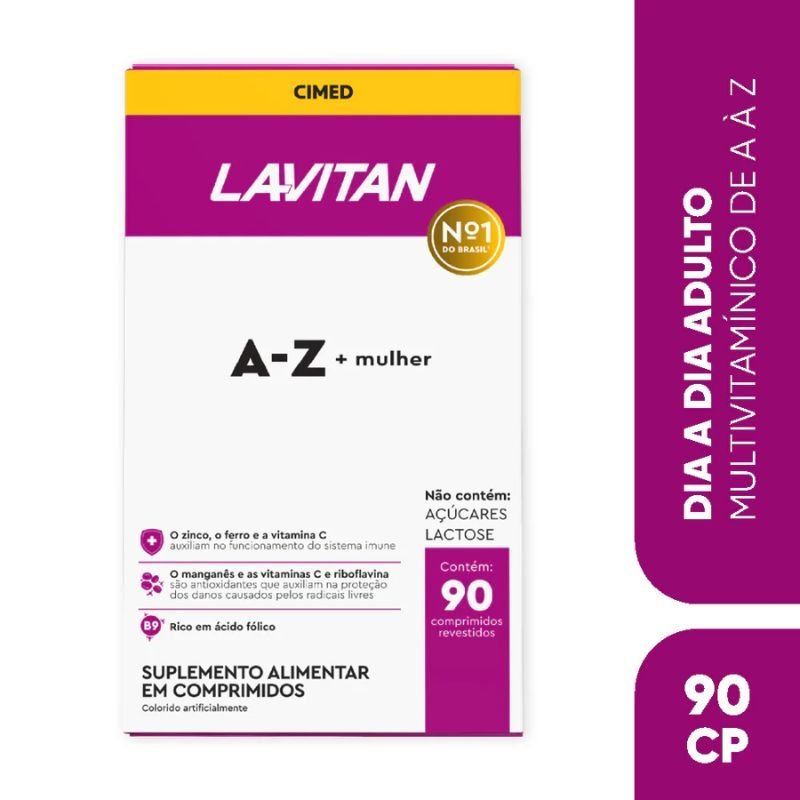 Lavitan A-Z Mulher 90 Comprimidos
