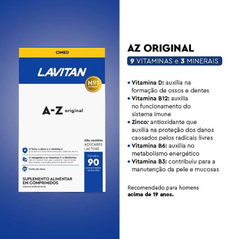 Lavitan A-Z Original 90 Comprimidos