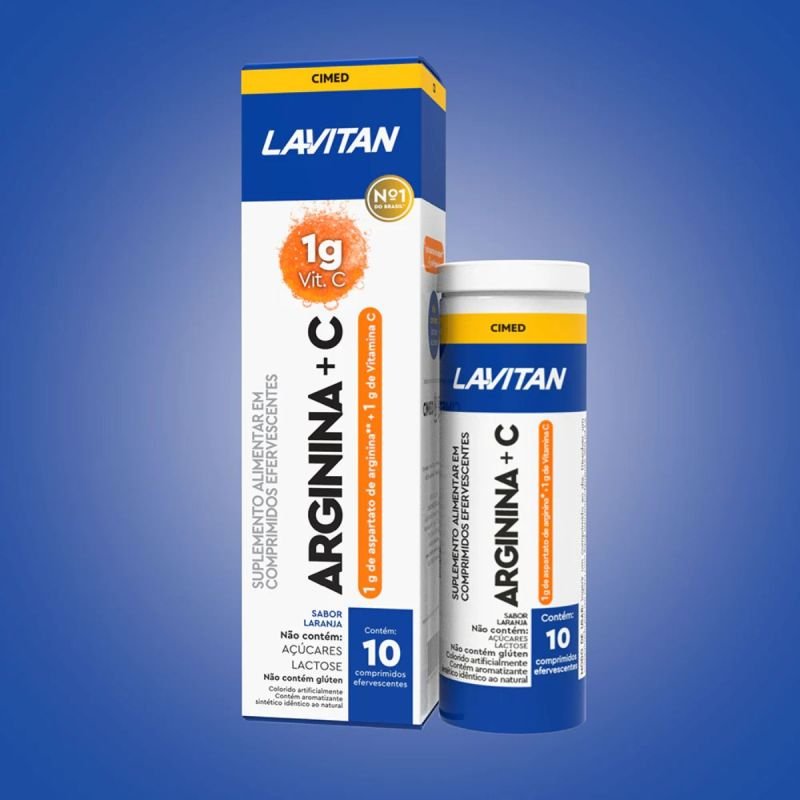 Lavitan Arginina + C 10 Comprimidos