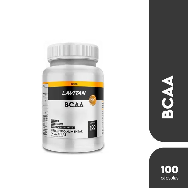 Lavitan BCAA 2400 100 cápsulas Cimed