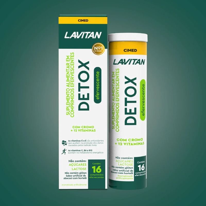 LAVITAN DETOX EFERVESCENTE 16CPR CIMED