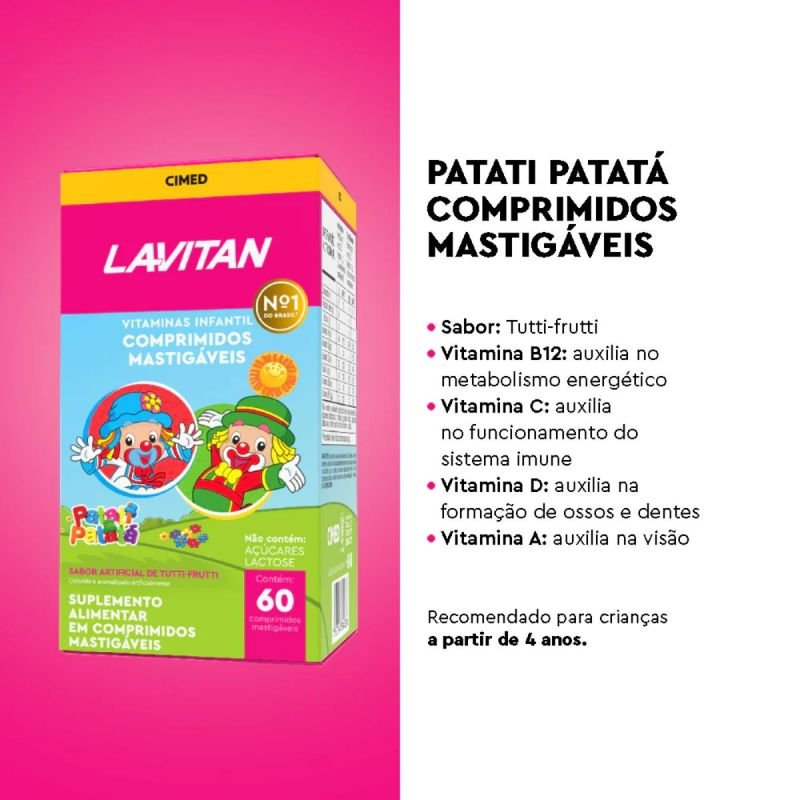 LAVITAN KIDS 60CP TUTTI FRUTTI