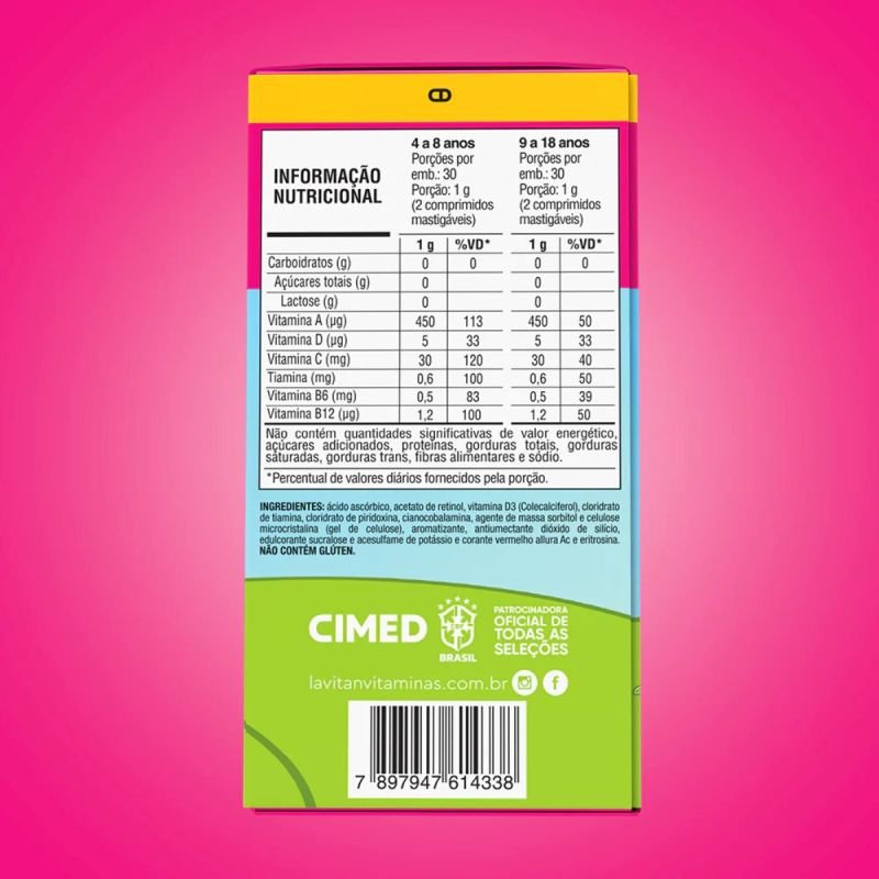 LAVITAN KIDS 60CP TUTTI FRUTTI