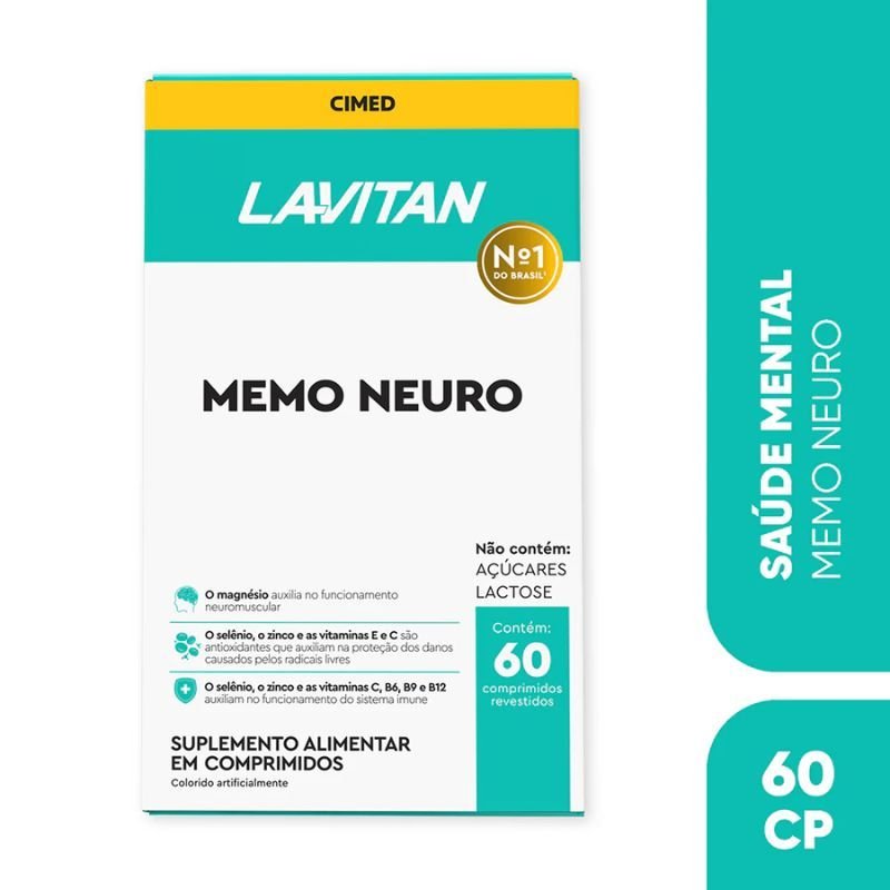 Lavitan Memo Neuro 60 comprimidos Cimed