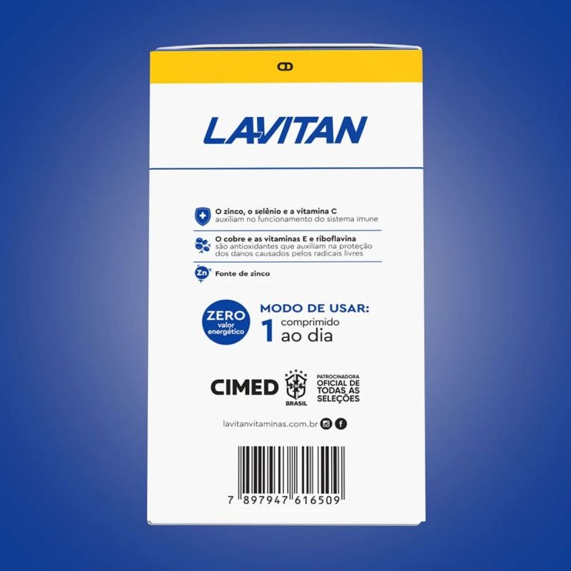Lavitan Super Fórmula A-Z Homem 60 Cápsulas Cimed