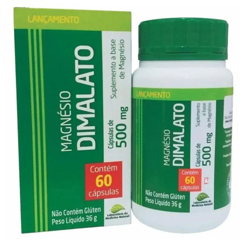 MAGNESIO DIMALATO 60CPS MEDINAL LOTE: 00124