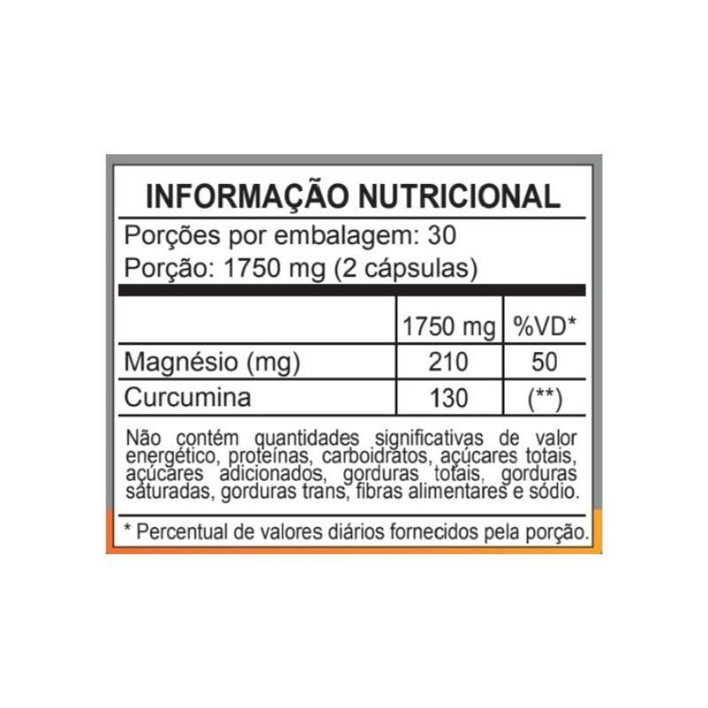 Magnésio Dimalato com Cúrcuma 60 cápsulas Katiguá
