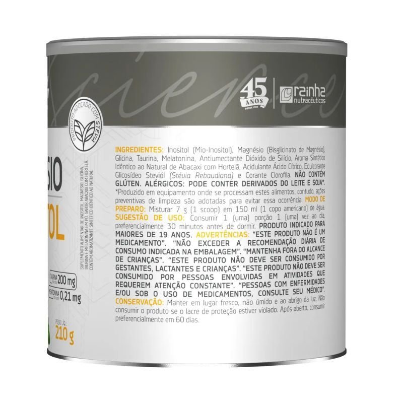 Magnésio & Inositol sabor Abacaxi com Hortelã 210g Bodyaction