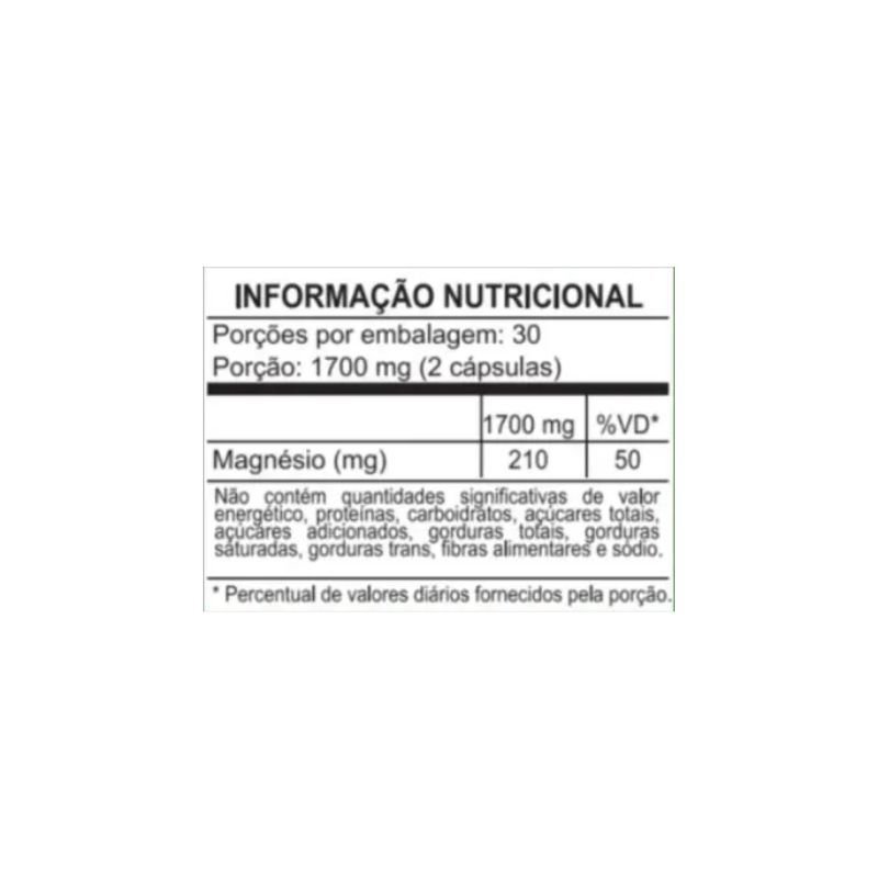 Magnésio Quelato 60 cápsulas Katigua