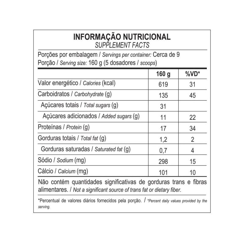 Mass 17000 sabor Chocolate 1,4Kg Max Titanium