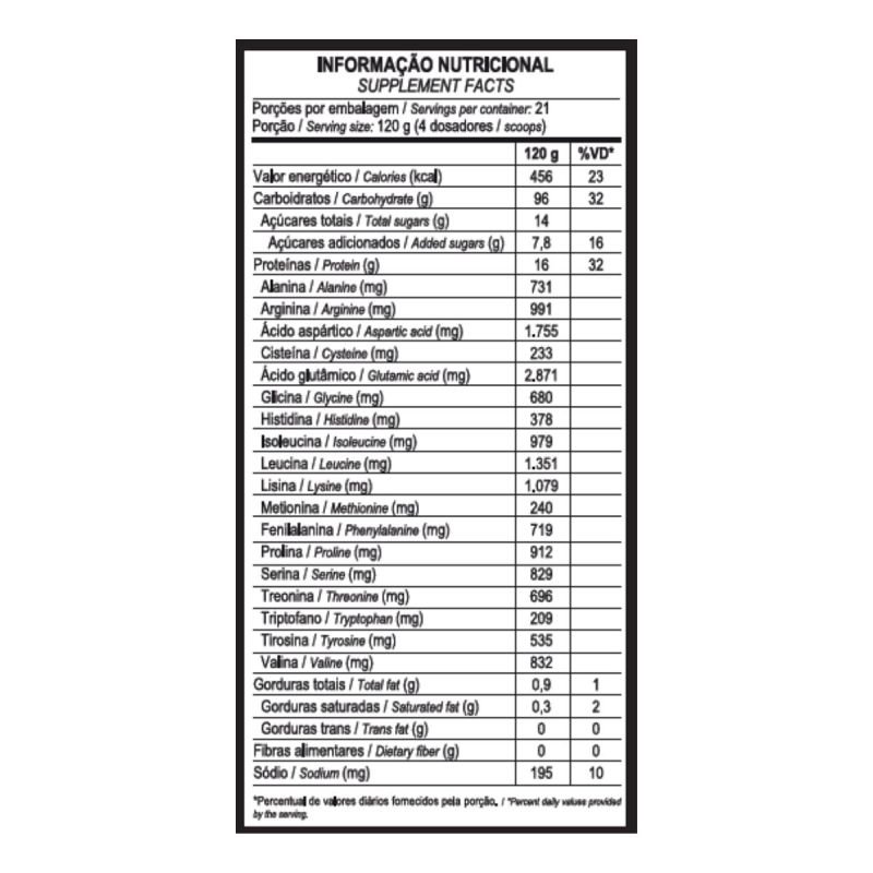 HIPER CALORICO MASSA NITRO REFIL 2,52KG BAUNILHA PROBIOTICA