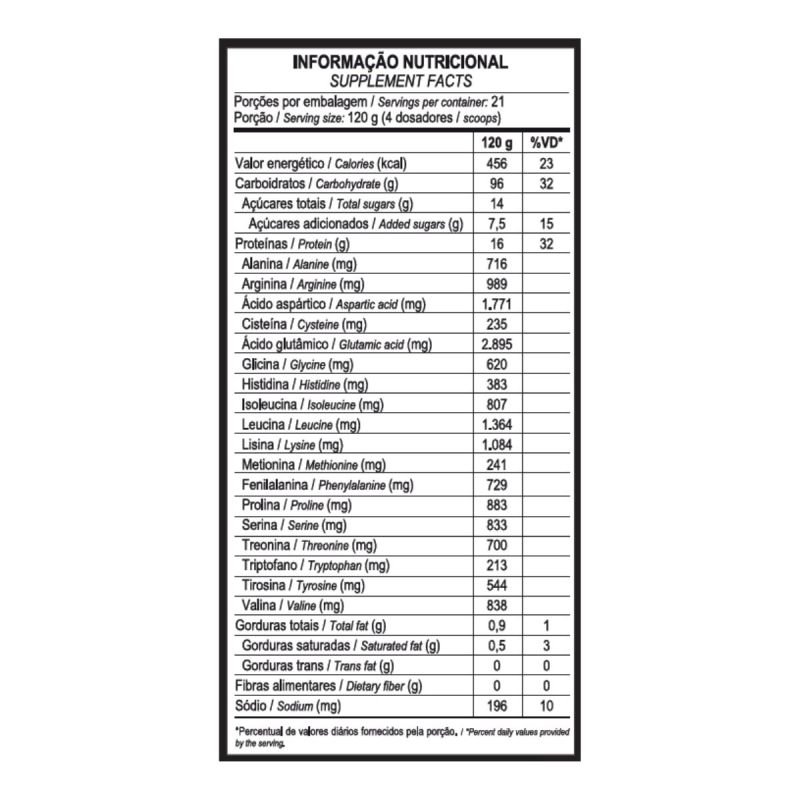 HIPER CALORICO MASSA NITRO REFIL 2,52KG MORANGO PROBIOTICA