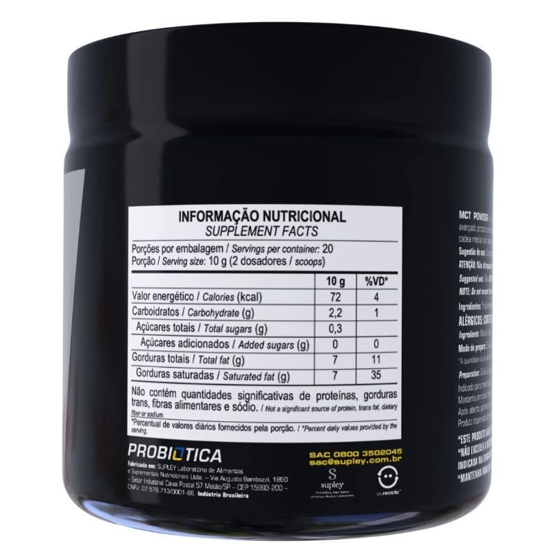 MCT Power 200g Probiótica