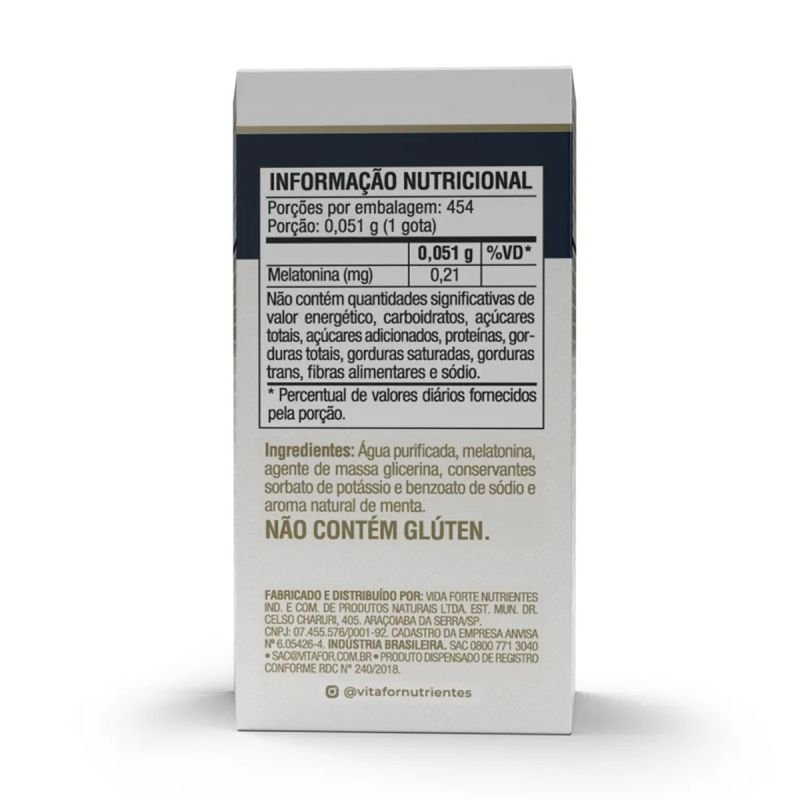 MELATONINA 20ML MENTA VITAFOR LOTE: 0027823