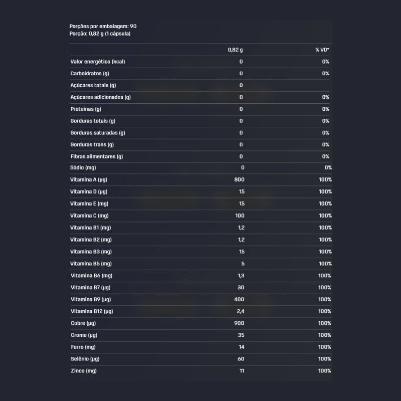 Multivitamínico 90 cápsulas Dux