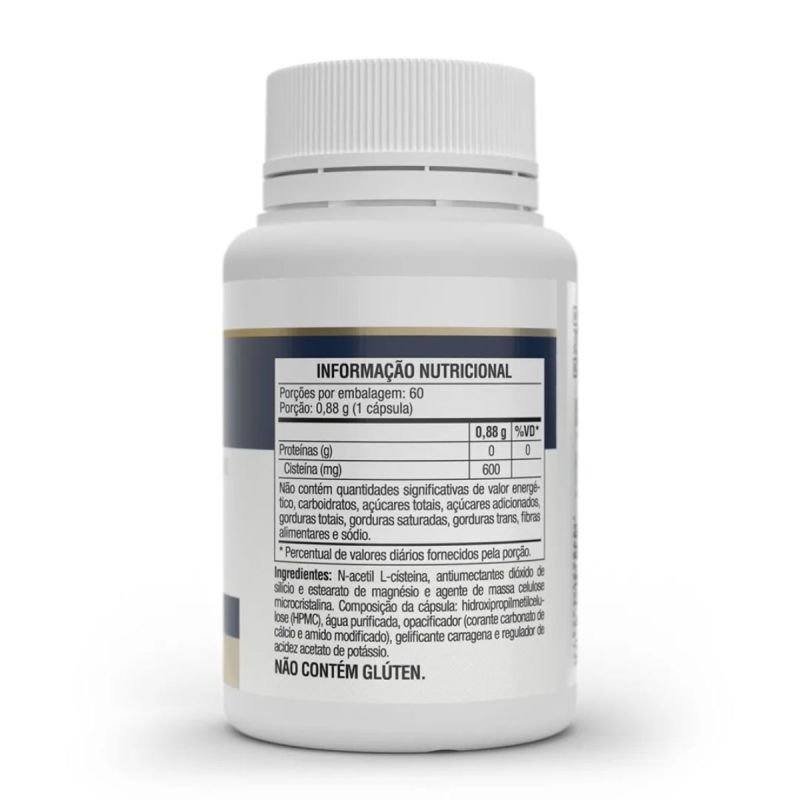 NAC N-ACETIL- L-CISTEINA 30CPS 750MG VITAFOR LOTE: 0091623