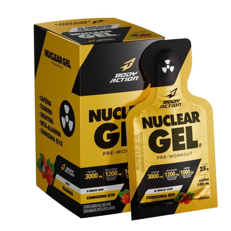 NUCLEAR RUSH GEL SACHES 25G GUARANA