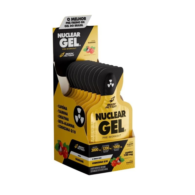 NUCLEAR RUSH GEL SACHES 25G GUARANA