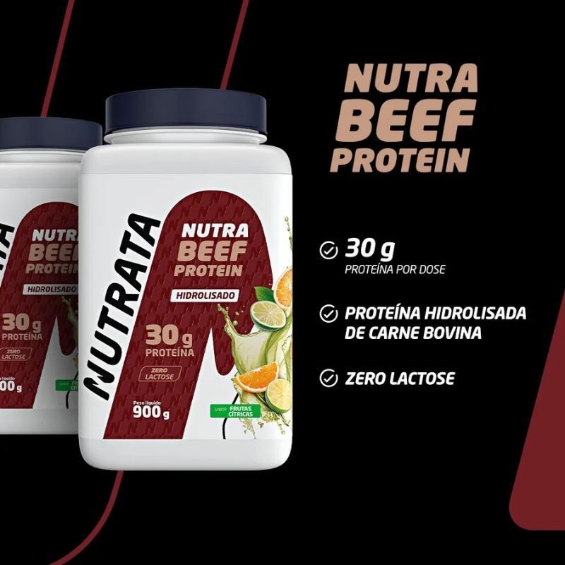 Nutra Beef Protein 900g Nutrata Frutas Citricas