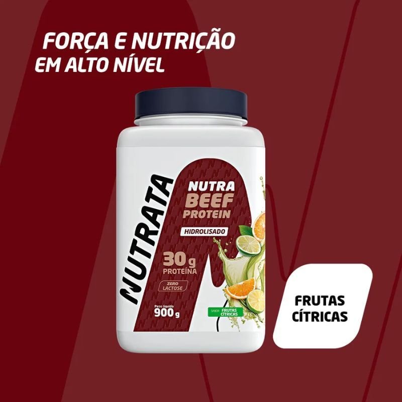 Nutra Beef Protein 900g Nutrata Frutas Citricas
