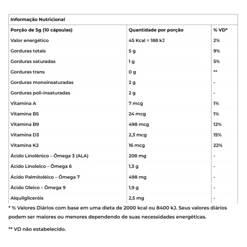 OLEO DE AVESTRUZ EM 60 CAPSULAS 70 GR