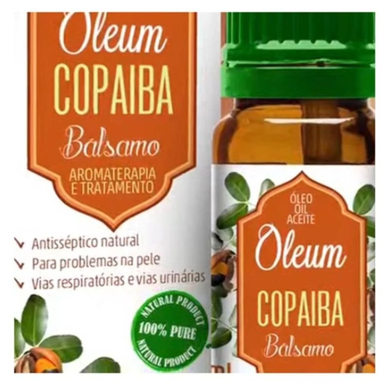 Óleo de copaíba 100% puro 10ml Uber Pharma
