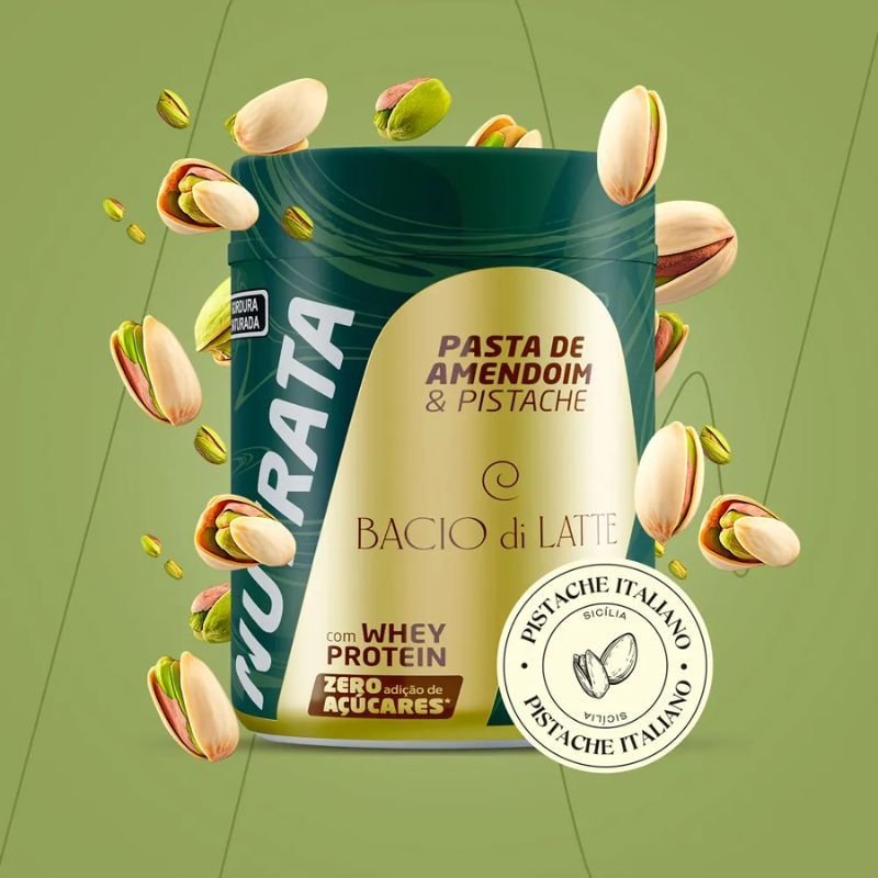 Pasta de Amendoim & Pistache Bacio di Latte 250g Nutrata