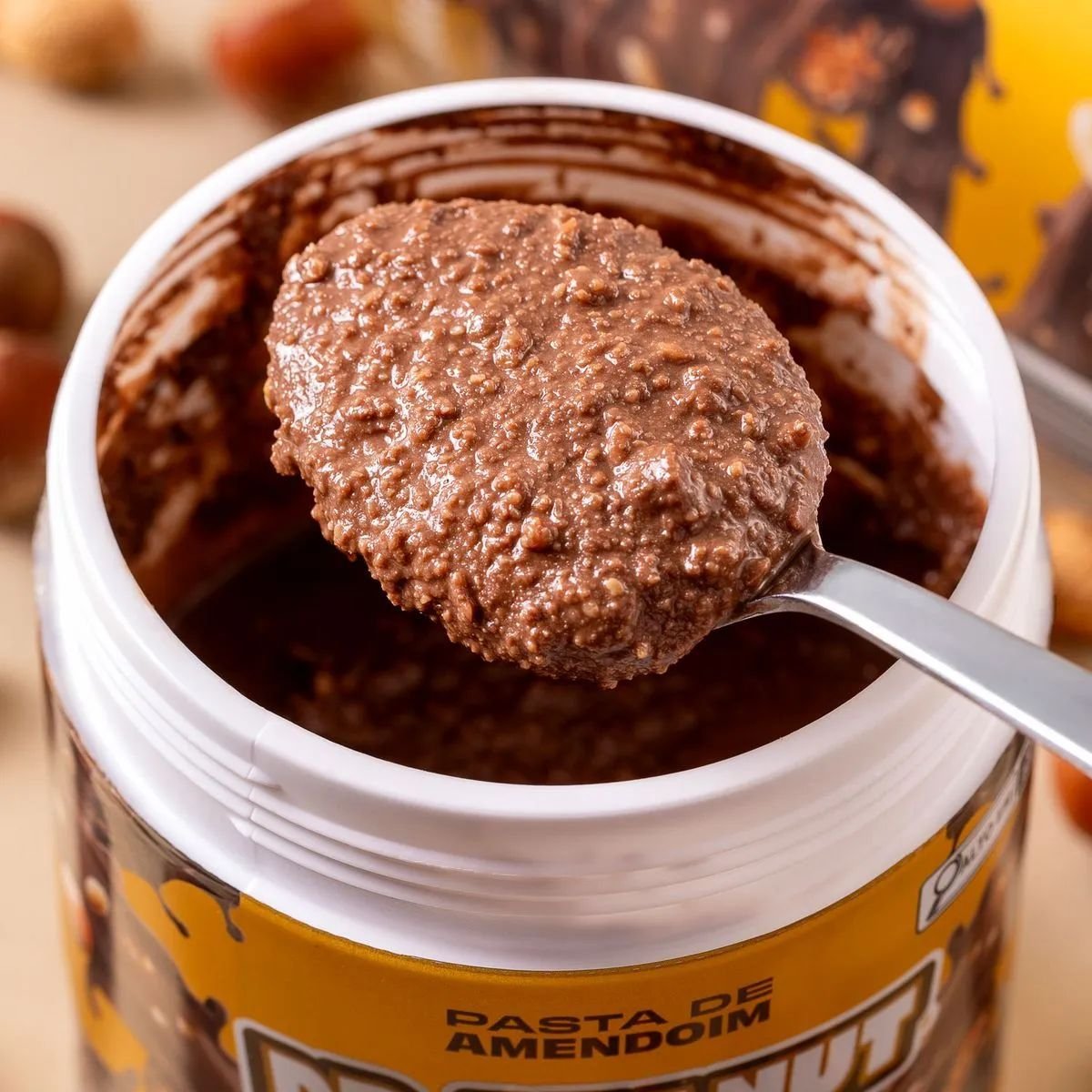 Pasta de amendoim sabor Bombom Italiano 600g Dr. Peanut