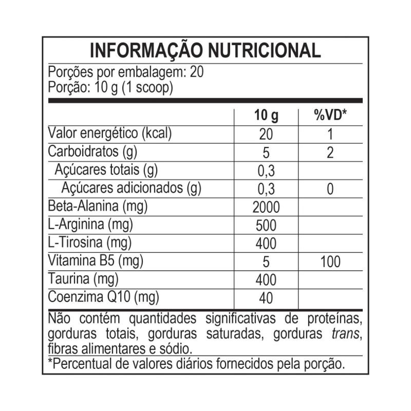 PRE TREINO PRE-NIGHT 200G GUARANA COM ACAI BODY ACTION