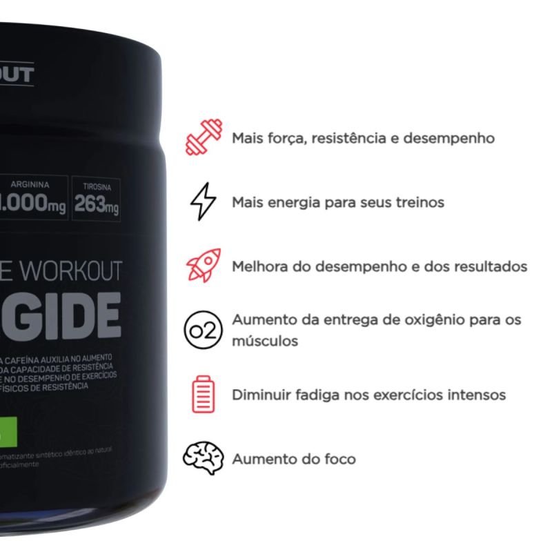 PRÉ TREINO EGIDE SABOR LIMAO POTE 300G MAX TITANIUM