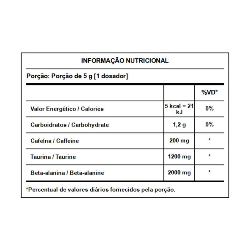 PRÉ TREINO EVORA DARKNESS FRUTAS AMARELAS 150G