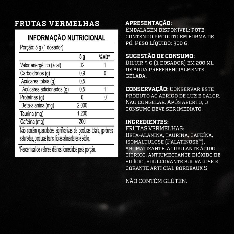 EVORA FRUTAS VERMELHAS DARKNESS 300G INTEGRALMEDICA