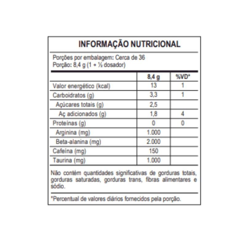 PRÉ TREINO HORUS POTE 300G SABOR AMORA