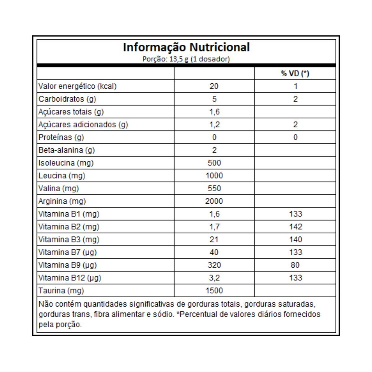 Pre Workout Stim Free Frutas Vermelhas 300g Dux Nutrition