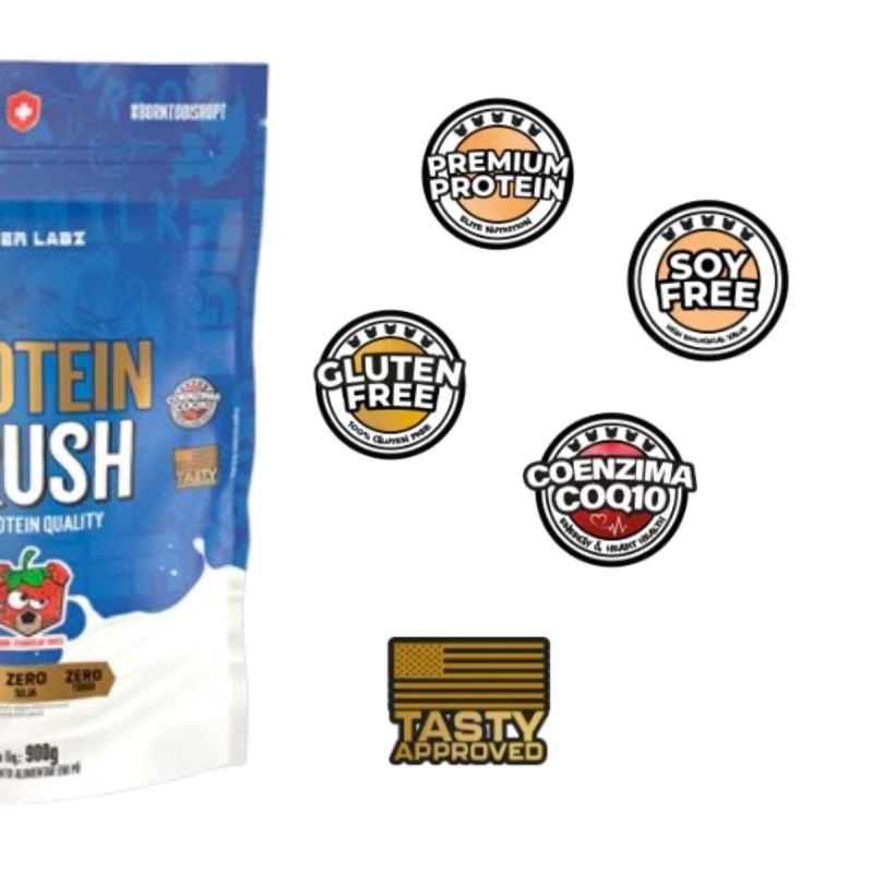 Protein Crush sabor Strawbear Swiss 900g Under Labz