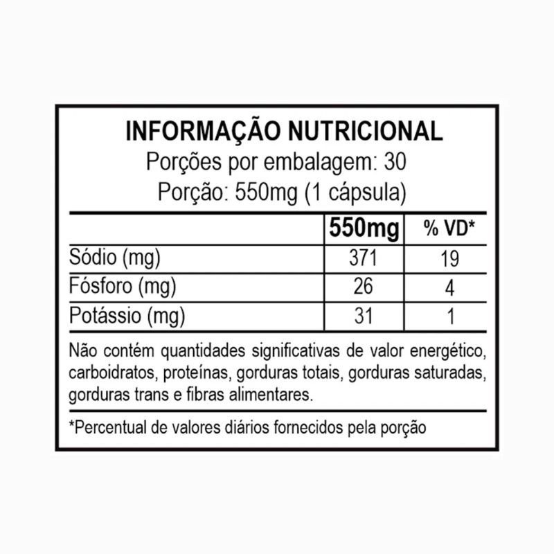 Salt Capsule 30 Cápsulas Sudract Nutrition