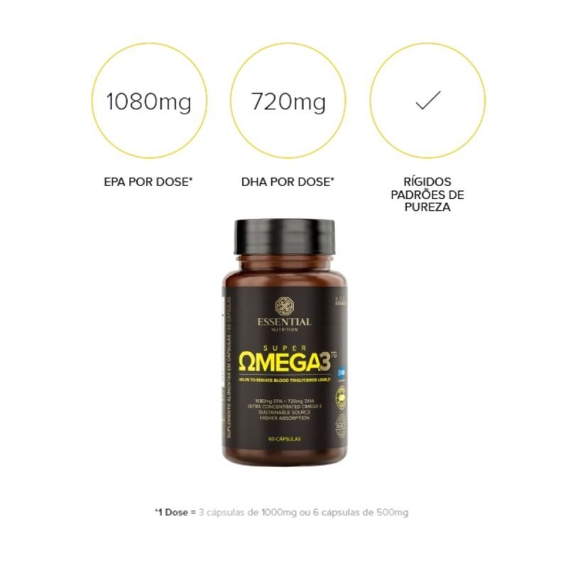SUPER OMEGA 3 TG ESSENTIAL - 60 CAPS