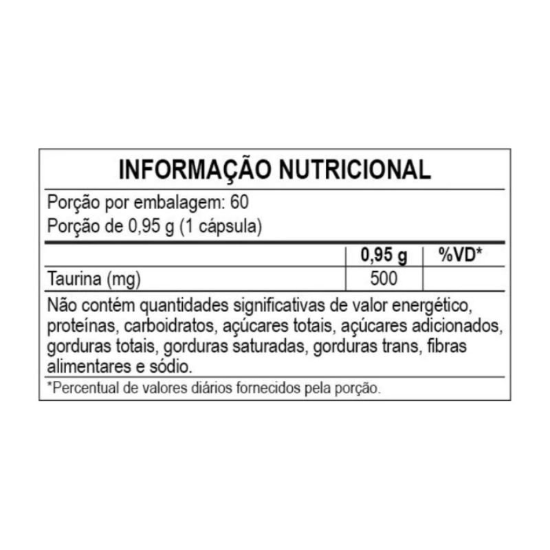 Taurina 60 cápsulas ADA Nutraceuticos